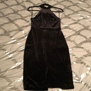 XS Express Velvet Halter Dress
